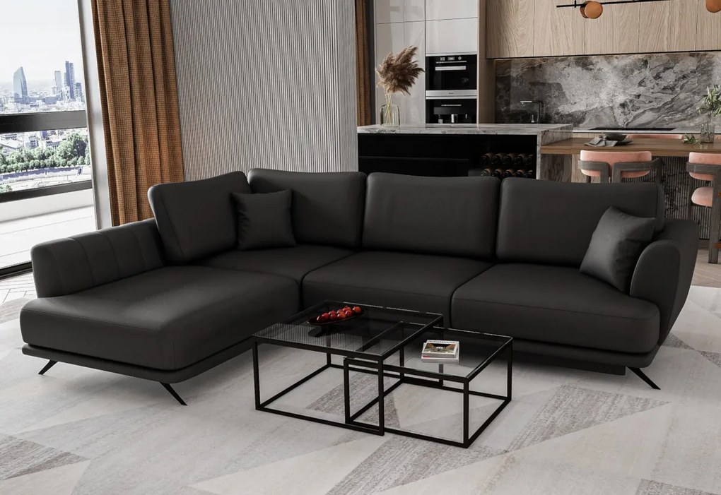 Supermobel Coltar extensibil LARDE, 276x90x191, Softis 17, stanga