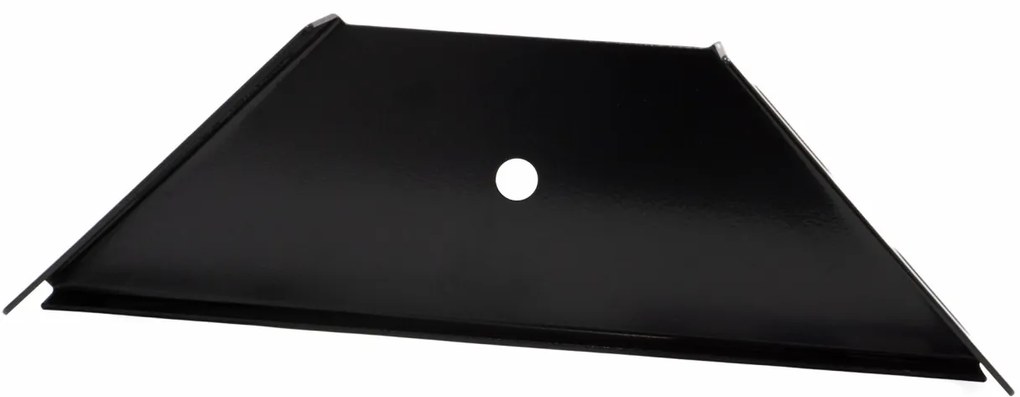 Coltar metalic pentru imbinare rame pat, 235x165x135x32x1 mm, vopsit negru