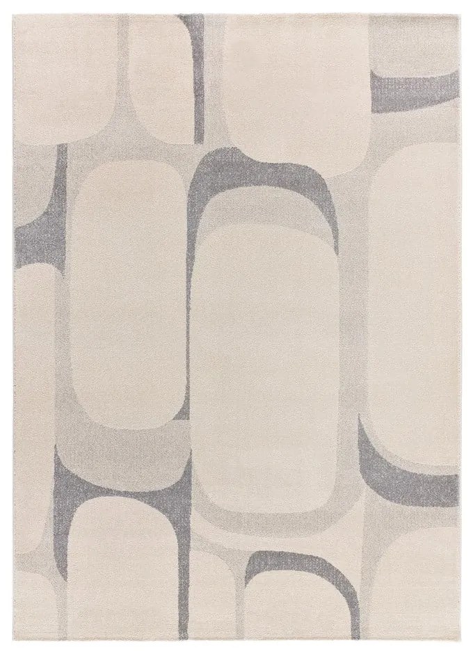 Covor gri deschis-crem 133x190 cm Porto – Universal
