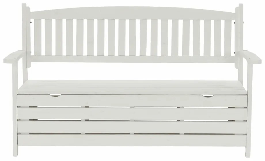 Bancă de grădină, alb, 150cm, AMULA
