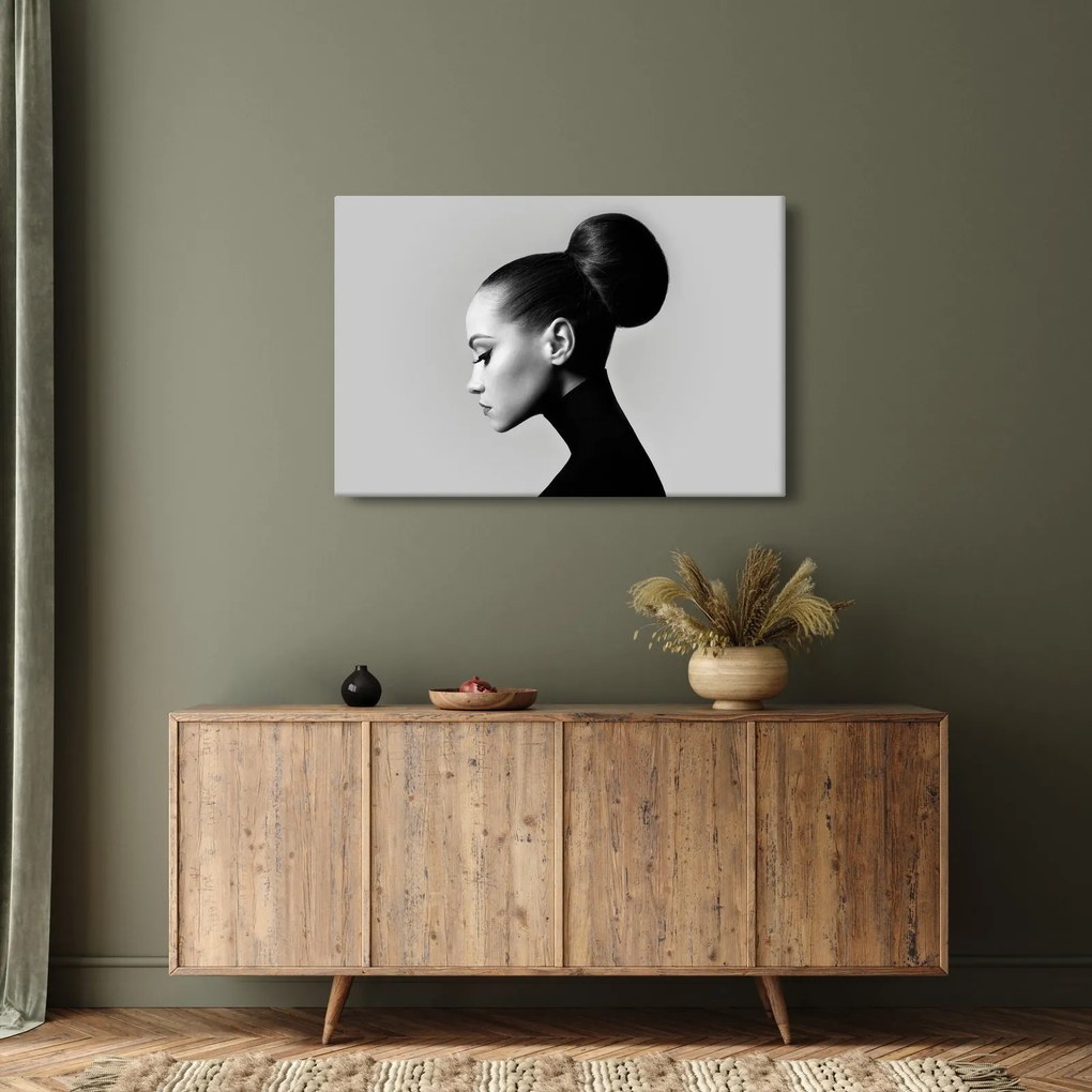 Tablou - Profilui femeii frumoase (90x60 cm)