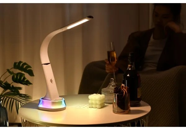 Immax 08974L - Lampă de birou LED RGB dimabilă CORELLA LED/7W/12/230V albă