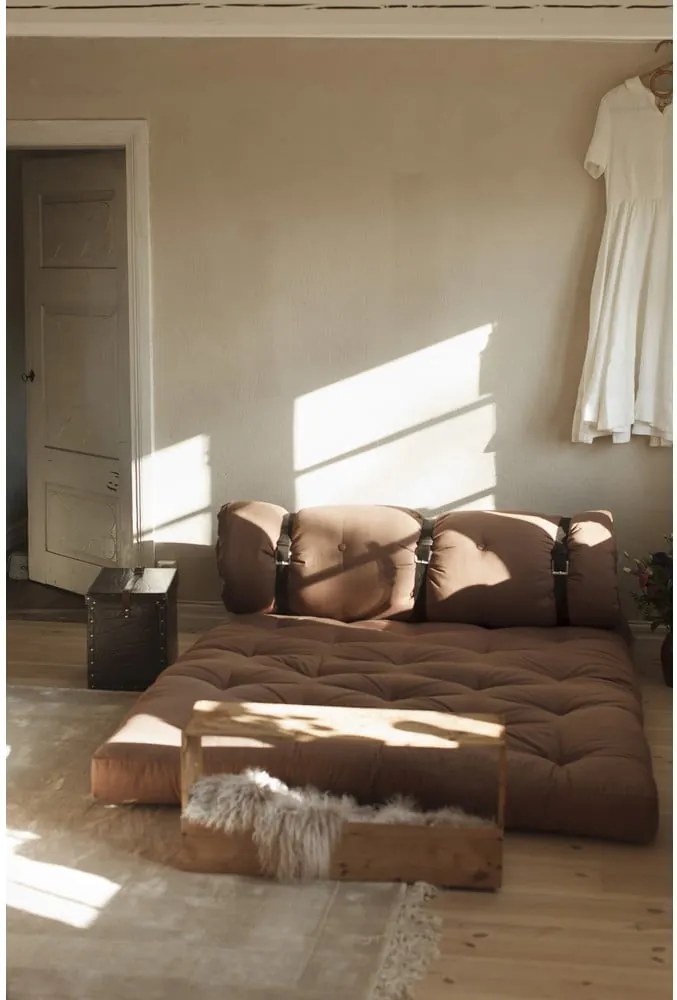 Canapea variabilă Karup Design Buckle Up Beige