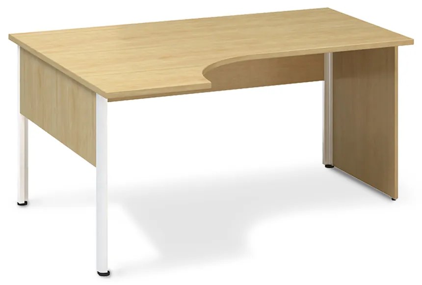 Birou ergonomic ProOffice A 180 x 120 cm, stânga, pară sălbatică