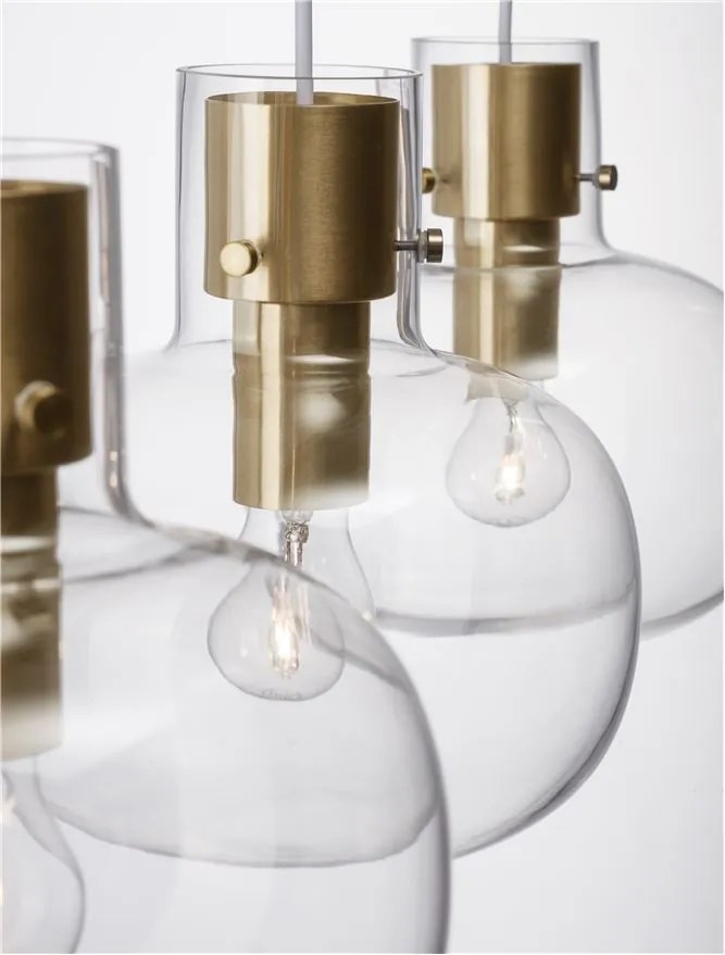 Lustra cu 3 pendule design modern CINZIA