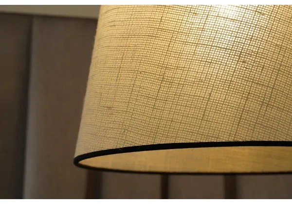 Lustră aplicată Duolla YUTE 1xE27/15W/230V d. 38 cm gri/negru