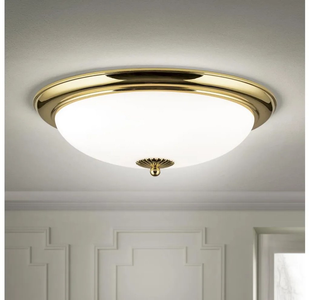 Orion - Lampă de tavan EMPIRA, 3xE27/40W/230V, Ø 48 cm, aurie