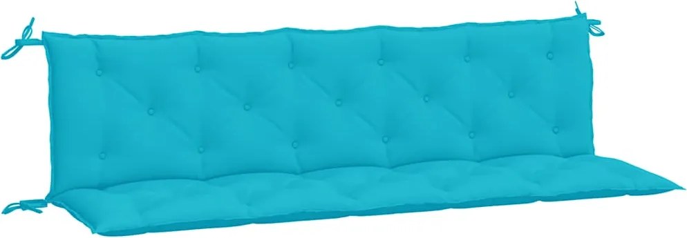 vidaXL Perne bancă de grădină, 2 buc., turcoaz, țesătură oxford