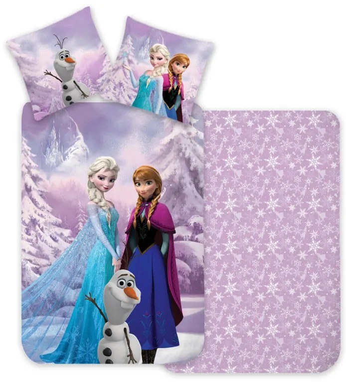 Disney Regatul de gheață Snowy lenjerie de pat pentru copii 100×140 cm, 40×45 cm