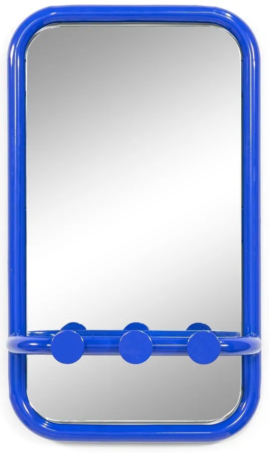 Panou de agățat diverse albastru din metal 35x60x11 cm Retro – Spinder Design