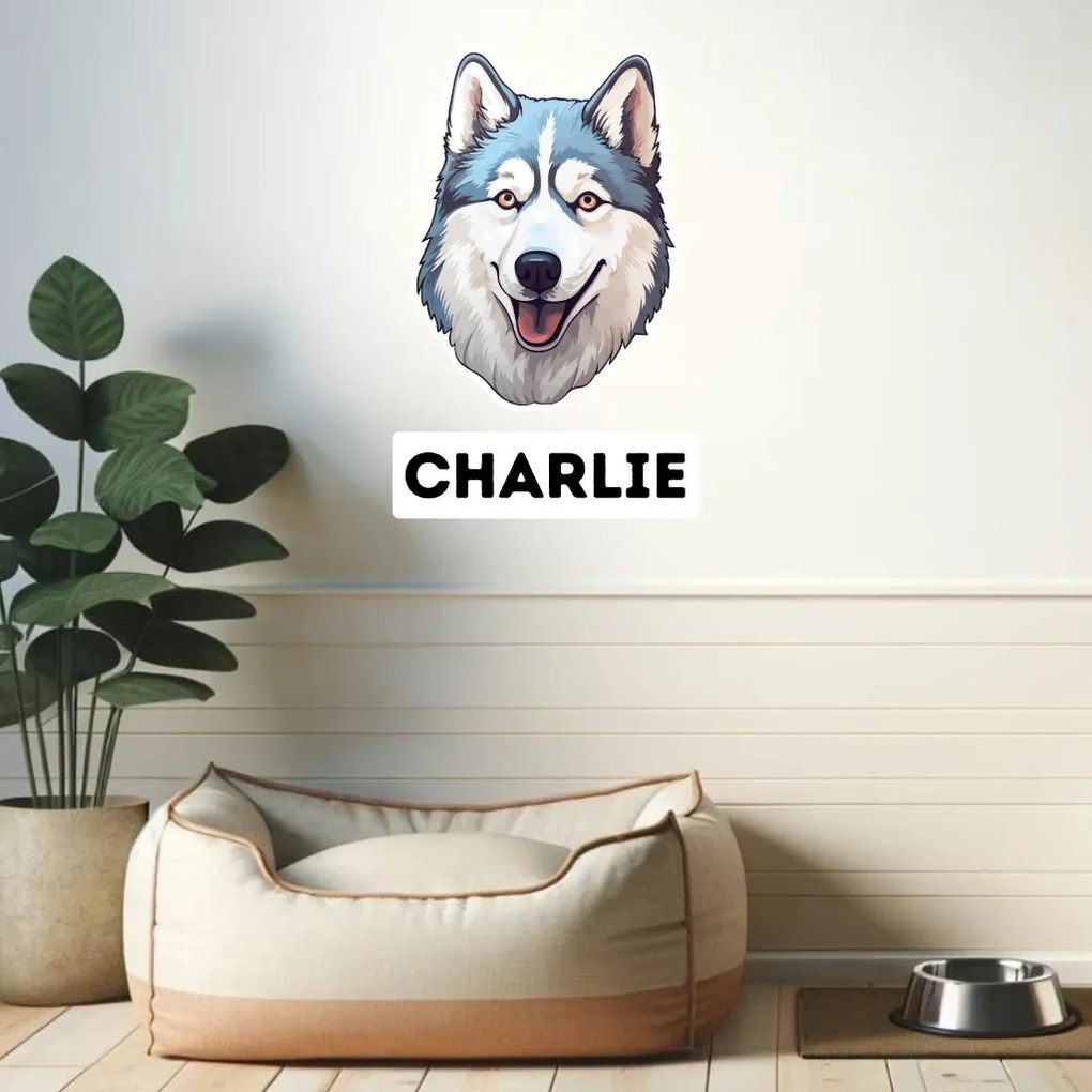 PIPPER. Autocolant Husky mărimea: 60cm