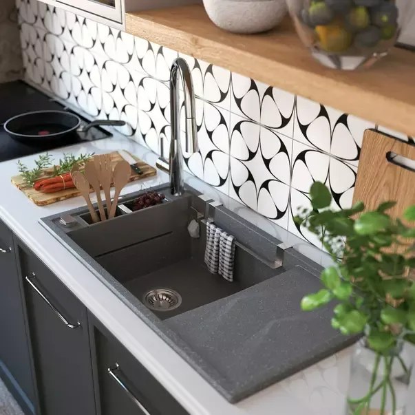 Set accesori chiuveta Deante Magnetic inox periat