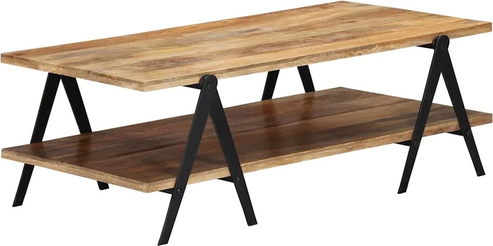 vidaXL Măsuță de cafea, 115 x 60 x 40, lemn masiv de mango