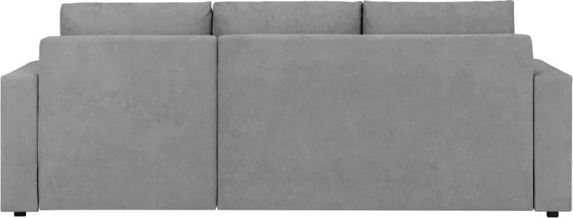 Colțar extensibil variabil cu spațiu pentru depozitare Melart Louise, gri deschis