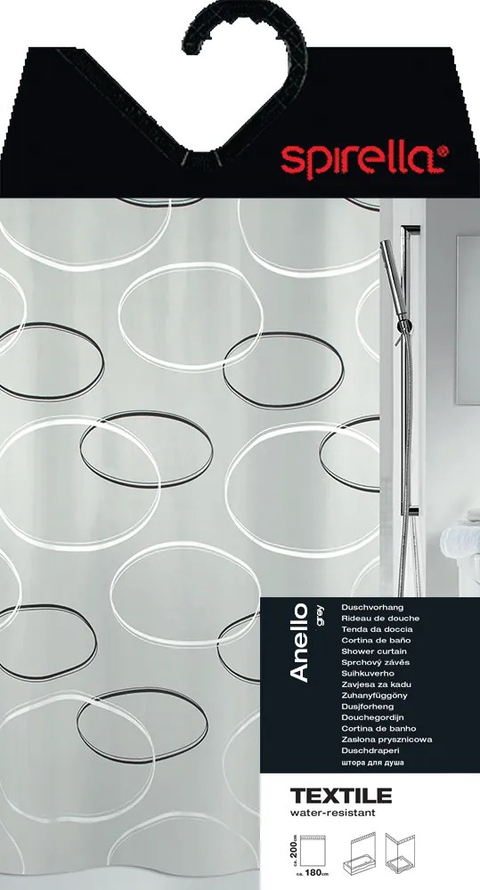 Perdea de duș 180x200 cm Anello – Spirella