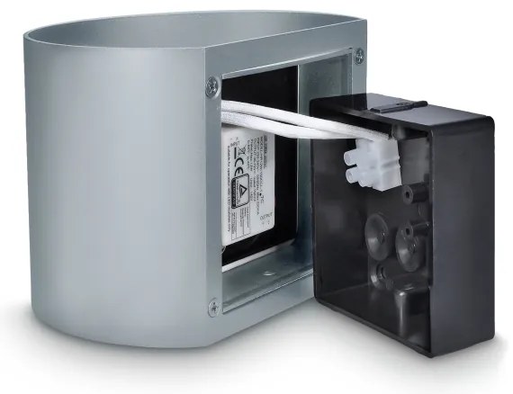 Aplică LED de exterior Brilagi RONDO LED/6W/230V gri IP54