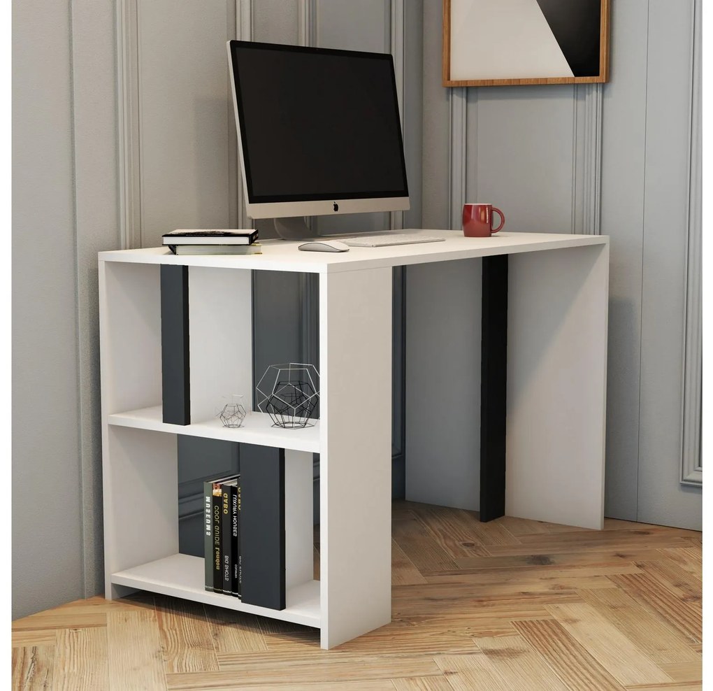 Masă PC Limba (Alb + antracit). 1088793