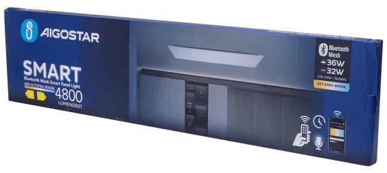 Panou LED dimabil încastrat Aigostar MESH LED/36W/230V 120x30 cm