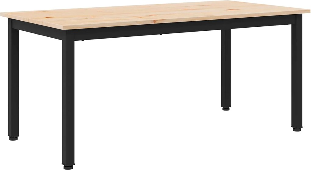 vidaXL Masă de cafea natural 100 x 50 x 45 cm Lemn de pin masiv