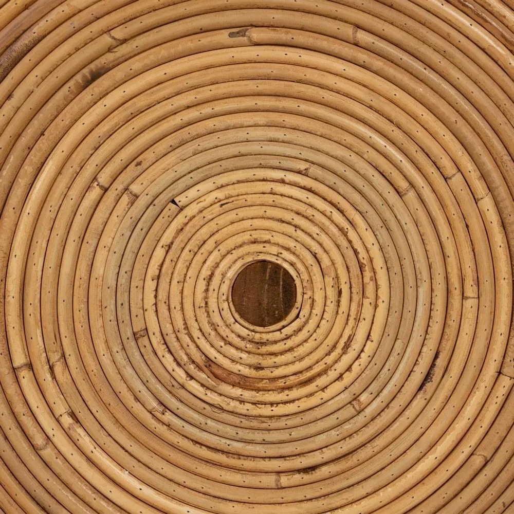 Măsuță auxiliară rotundă din ratan ø 60 cm – Ixia