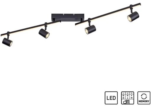 Paul Neuhaus 6525-18 - Spot LED BARIK 4xGU10/4,5W/230V + LED/10W