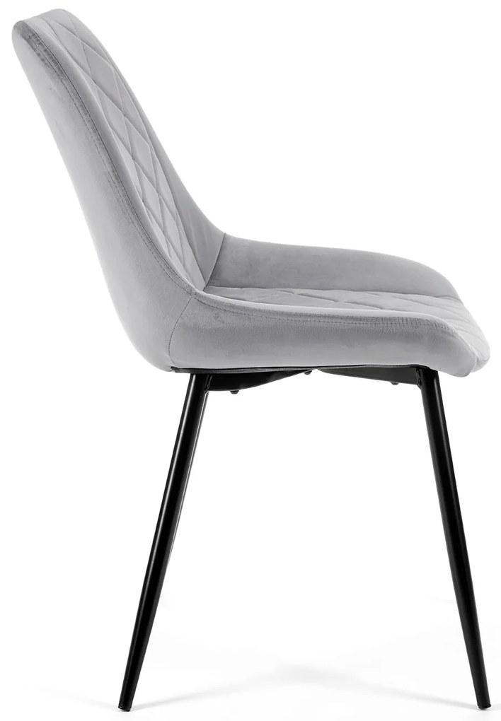 Scaun de sufragerie Sariel (Gri) (2buc). 1071282
