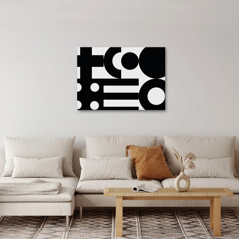Tablou - Abstracție geometrică N⁰3 (70x50 cm)
