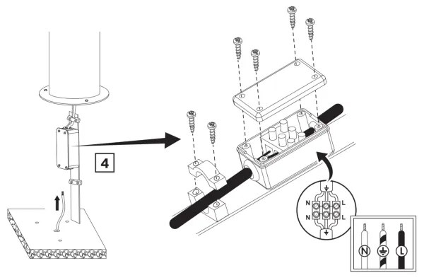 Lampă de exterior RINO 1xE27/12W/230V IP54 74 cm negru