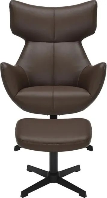 Fotoliu pivotant VOGUE piele sintetica maro