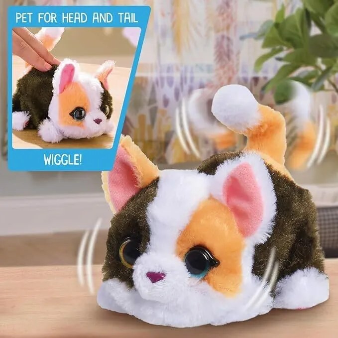 FurReal My Minis Kitty, pisoi interactiv,alb/maro/bej