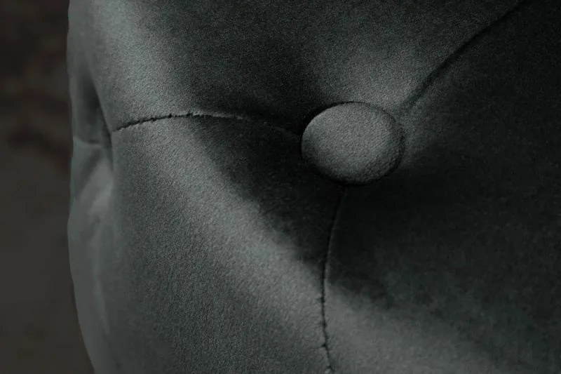 Taburete Modern Barock 35cm, negru/ auriu