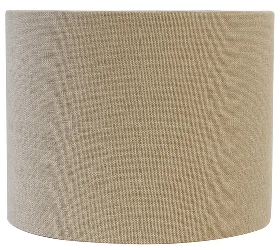 Abajur din stofă maro deschis 18/18/14