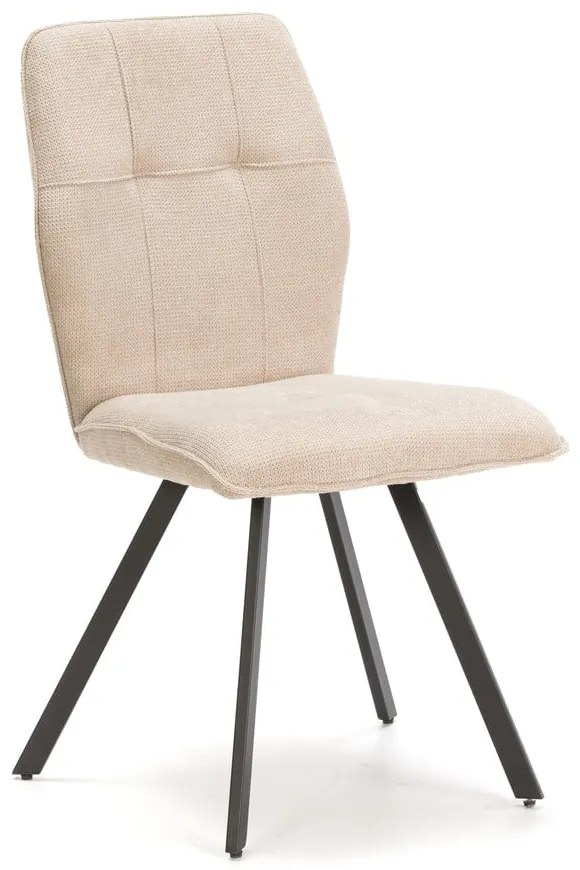 Scaune de dining bej 4 buc. Mery – Marckeric