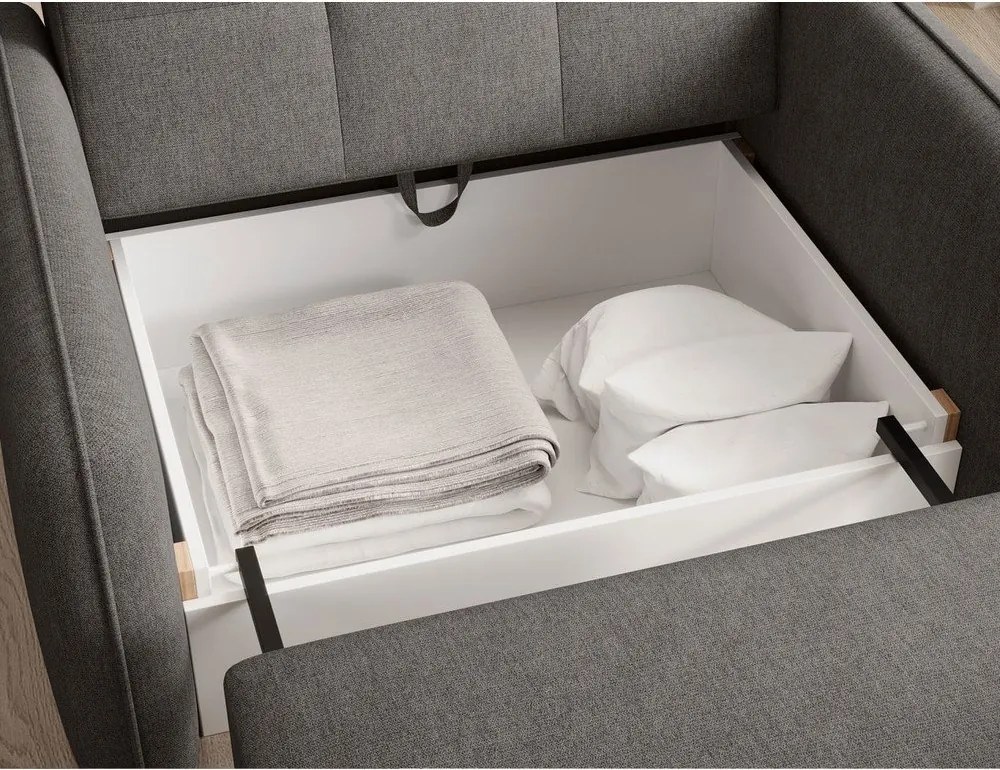 Fotoliu gri închis Laine – ELTAP