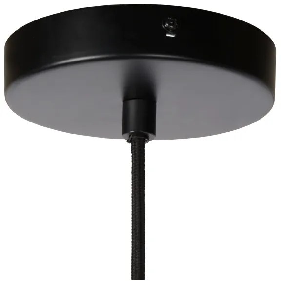 Lustră pe cablu JERREL 1xE27/40W/230V neagră Lucide 78396/01/30