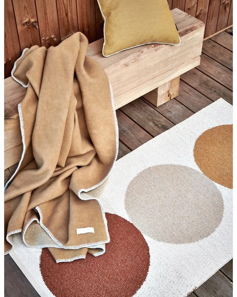 Covor tip traversă pentru interior și exterior galben ocru/crem 70x280 cm Otto Harvest – Pappelina