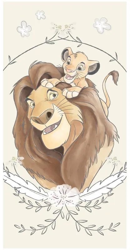 Disney Regele Leu Simba prosop de baie, prosop de plajă 70x140cm