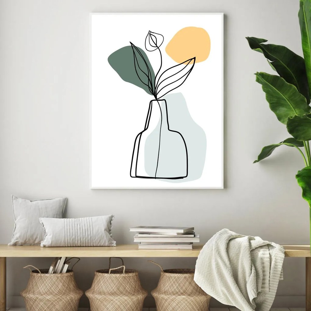 Poster - Vaza cu platnă (A4)