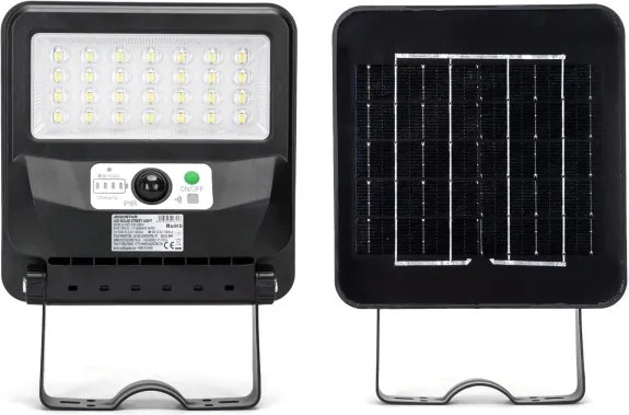 Aigostar -LED Lampă stradală solară cu senzor LED/50W/3,2V 1000mAh 6500K + telecomandă