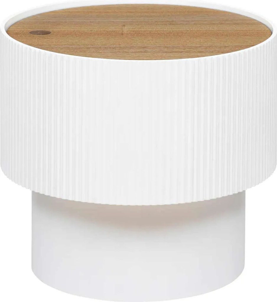 Masuta de cafea cu depozitare ENOLA, rotunda, Ø 38,5 cm