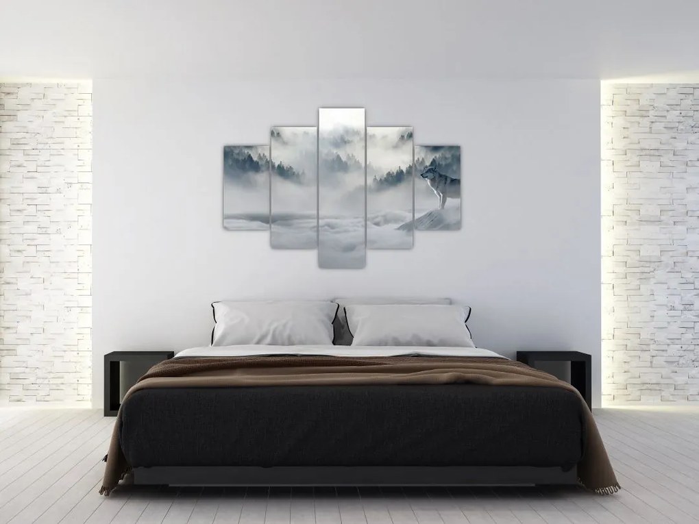 Tablou cu lupi (150x105 cm)