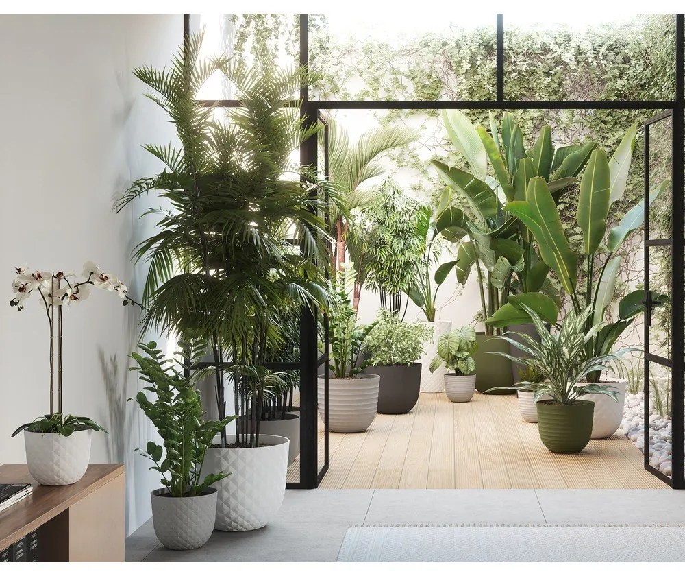 Ghiveci din plastic reciclat ø 20 cm Havana – Artevasi