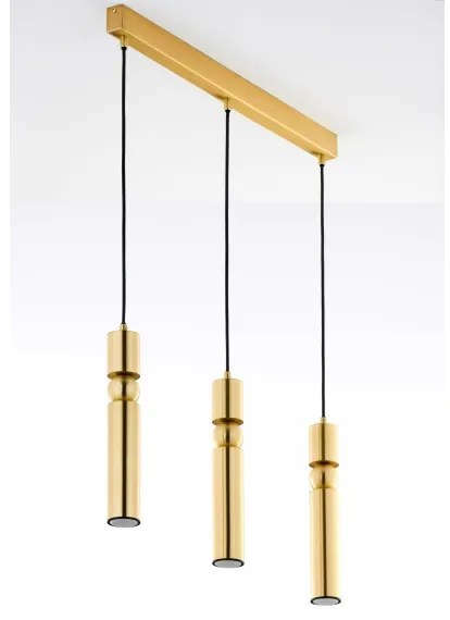 Lustră pe cablu Jupiter 2010 ALAS 3xGU10/10W/230V auriu