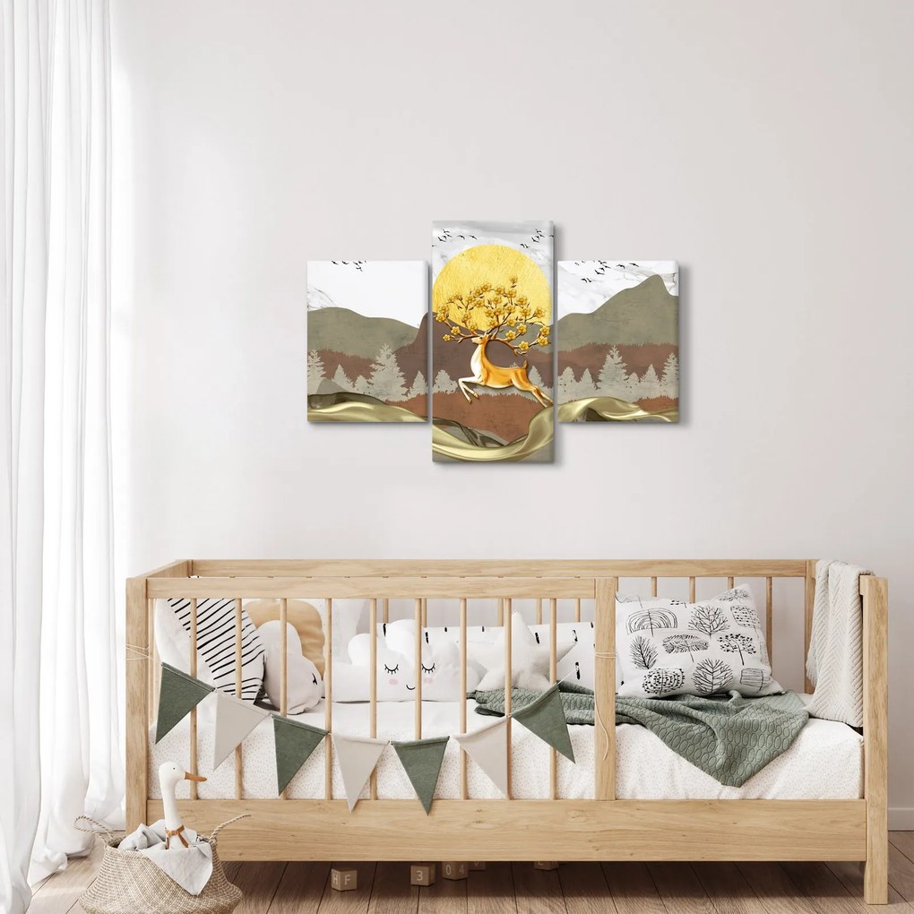 Tablou cu cerb (90x60 cm)