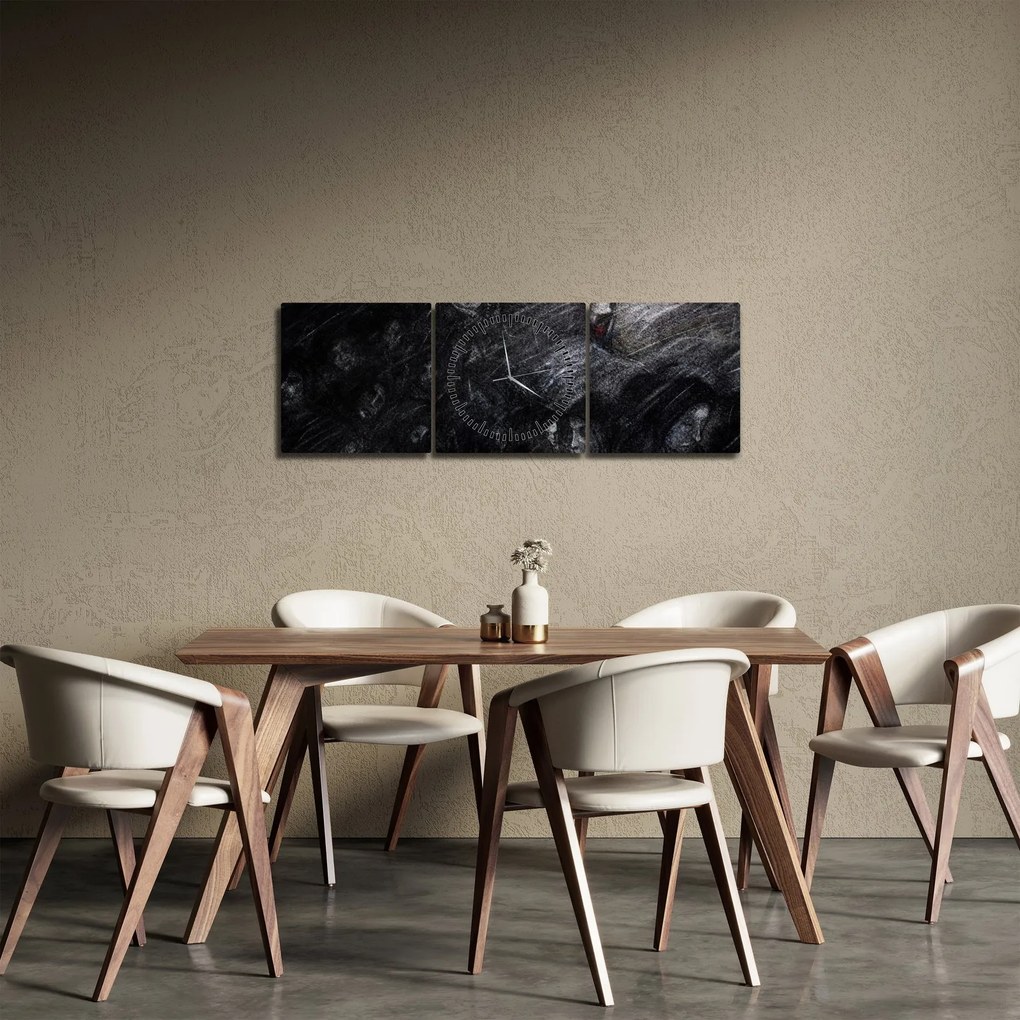 Tablou - Tristețe și renunțare (cu ceas) (90x30 cm)