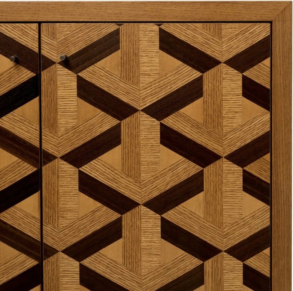 Comoda design LUX furnir de stejar Rubicon