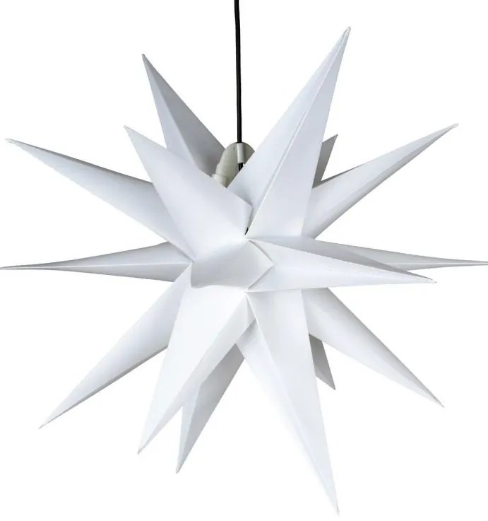 Decorațiune de Crăciun - Steaua cu cronometru 1 LED,55cm,alb