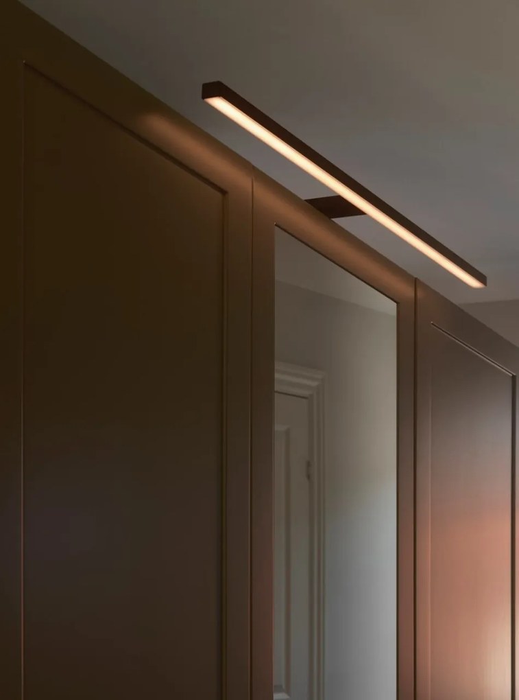 Aplica LED Baie, Protectie IP44, Negru, Marlee 80 3000K