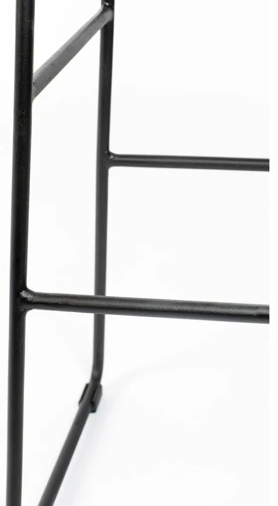 Scaun de bar în culoare naturală din lemn de tec (înălțime șezut 76 cm) Tangle – White Label