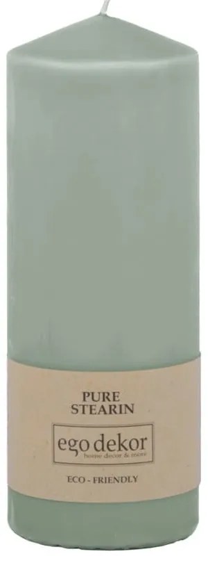 Lumânare Eco candles by Ego dekor Top, durată ardere 50 h, turcoaz